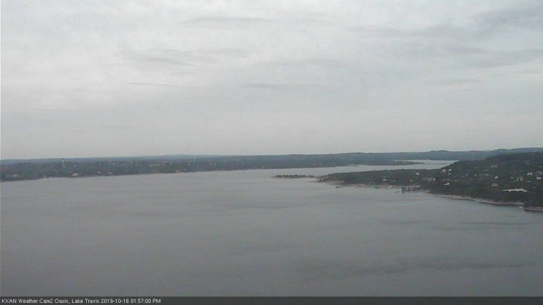 Lake Travis webcam, October 16, 2019 1:00 PM CT