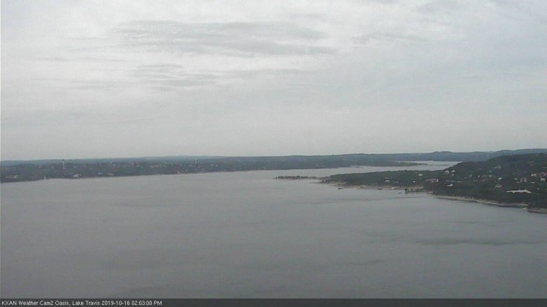 Lake Travis webcam, October 16, 2019 1:05 PM CT