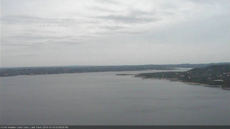 Lake Travis webcam, October 16, 2019 1:10 PM CT
