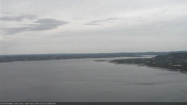 Lake Travis webcam, October 16, 2019 1:30 PM CT