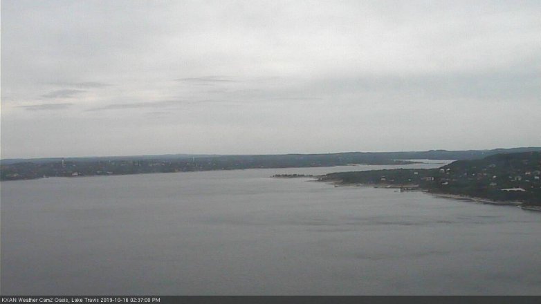 Lake Travis webcam, October 16, 2019 1:40 PM CT