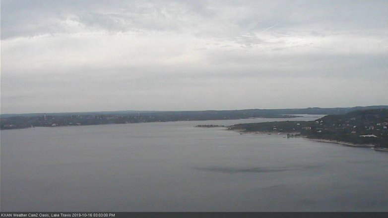 Lake Travis webcam, October 16, 2019 2:05 PM CT