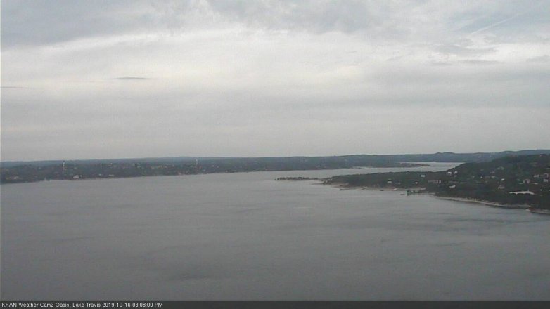 Lake Travis webcam, October 16, 2019 2:10 PM CT