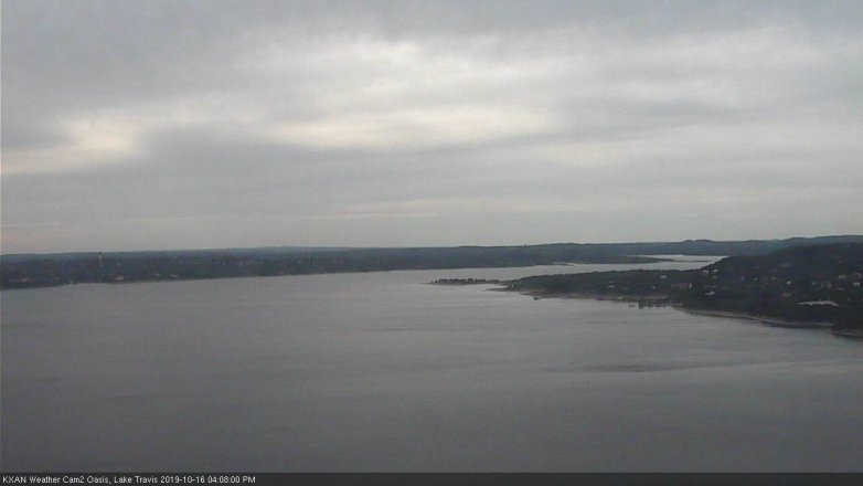 Lake Travis webcam, October 16, 2019 3:10 PM CT