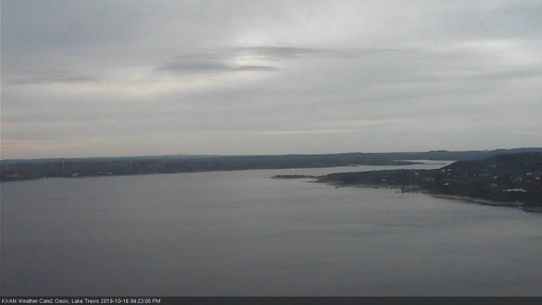 Lake Travis webcam, October 16, 2019 3:25 PM CT