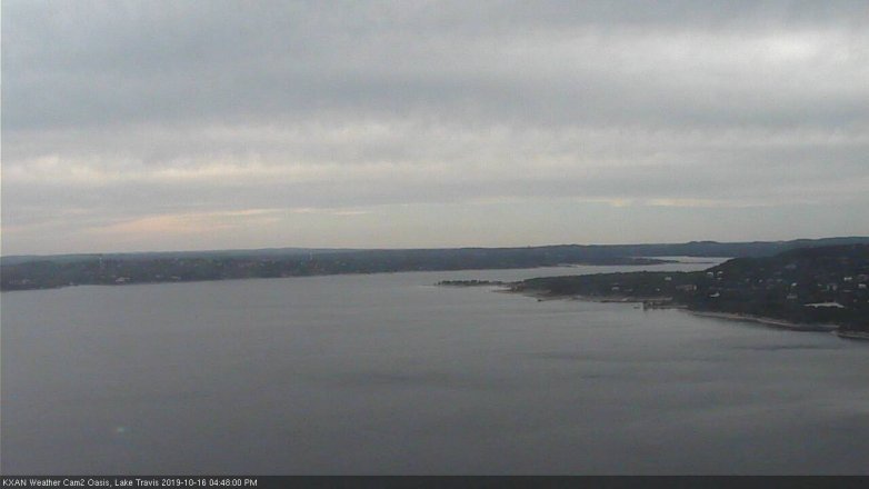 Lake Travis webcam, October 16, 2019 3:50 PM CT