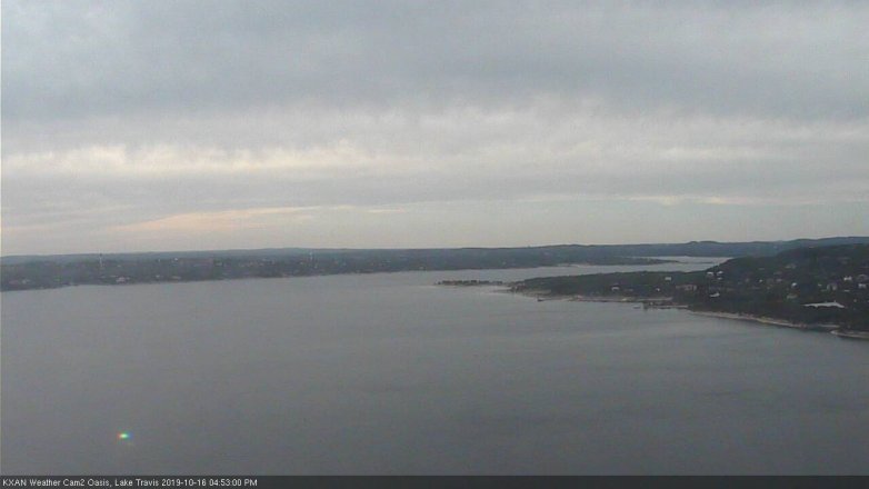 Lake Travis webcam, October 16, 2019 3:55 PM CT
