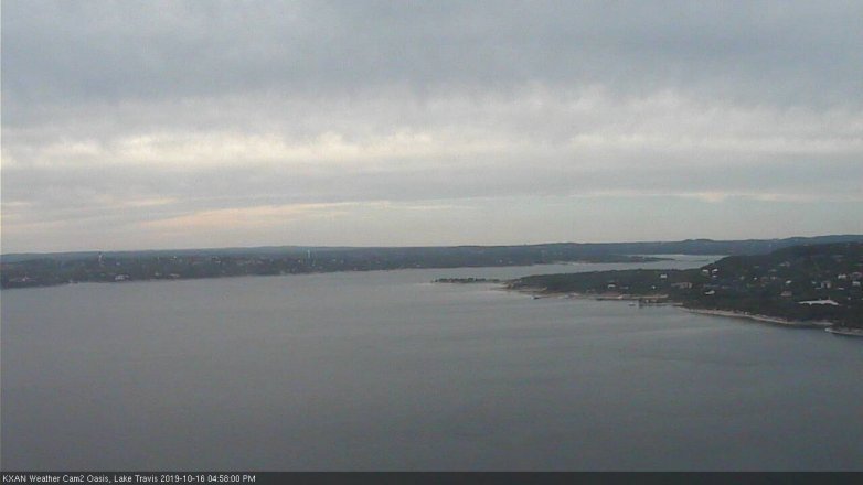 Lake Travis webcam, October 16, 2019 4:00 PM CT