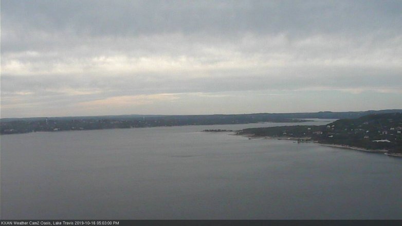 Lake Travis webcam, October 16, 2019 4:05 PM CT