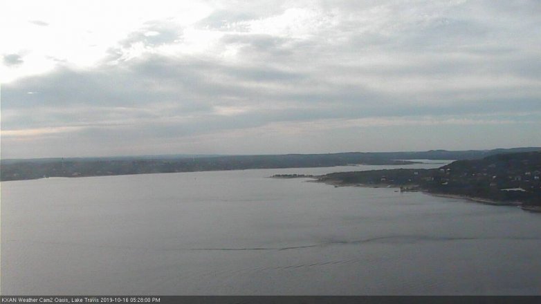 Lake Travis webcam, October 16, 2019 4:30 PM CT