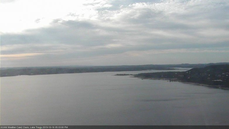 Lake Travis webcam, October 16, 2019 4:35 PM CT