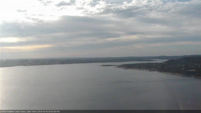 Lake Travis webcam, October 16, 2019 4:45 PM CT