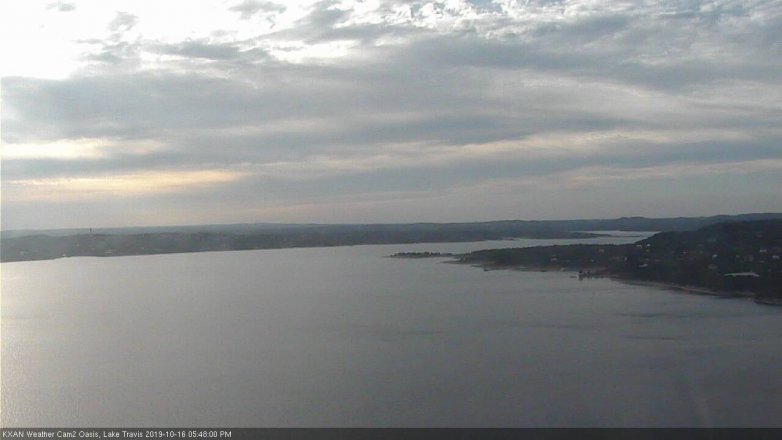 Lake Travis webcam, October 16, 2019 4:50 PM CT
