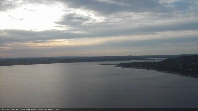 Lake Travis webcam, October 16, 2019 5:10 PM CT