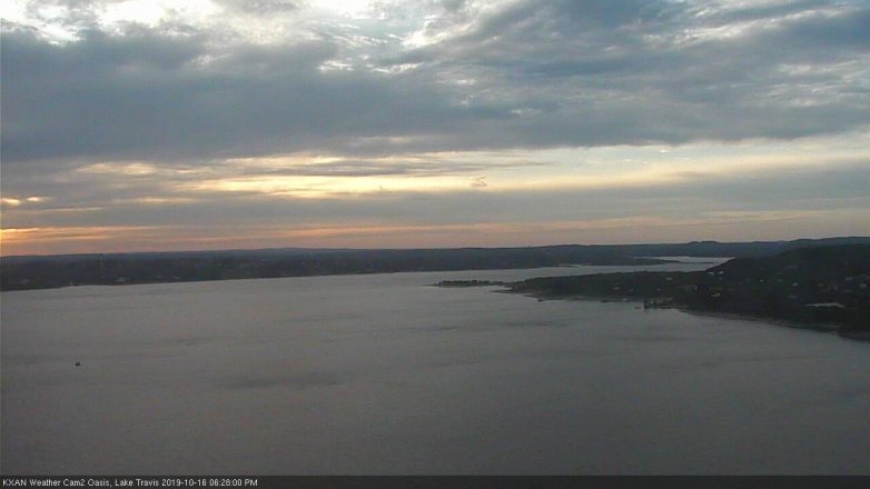 Lake Travis webcam, October 16, 2019 5:30 PM CT