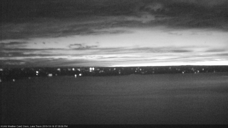 Lake Travis webcam, October 16, 2019 6:40 PM CT