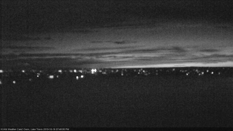 Lake Travis webcam, October 16, 2019 6:50 PM CT