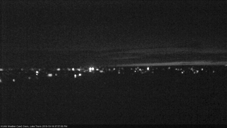 Lake Travis webcam, October 16, 2019 7:00 PM CT