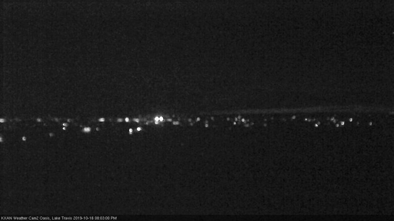 Lake Travis webcam, October 16, 2019 7:05 PM CT