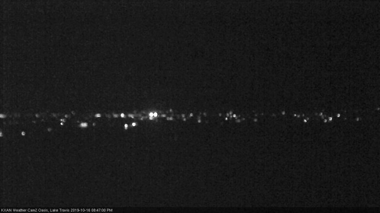 Lake Travis webcam, October 16, 2019 7:50 PM CT