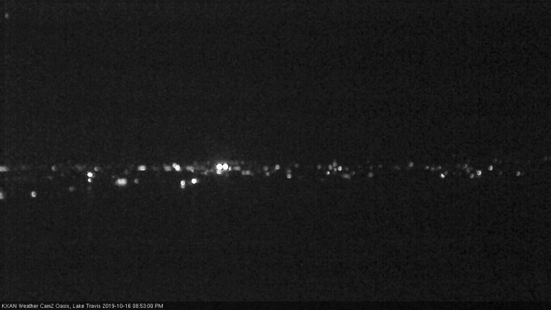 Lake Travis webcam, October 16, 2019 7:55 PM CT