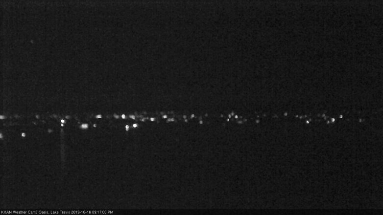 Lake Travis webcam, October 16, 2019 8:20 PM CT