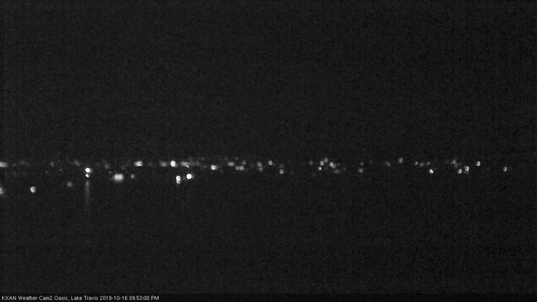 Lake Travis webcam, October 16, 2019 8:55 PM CT