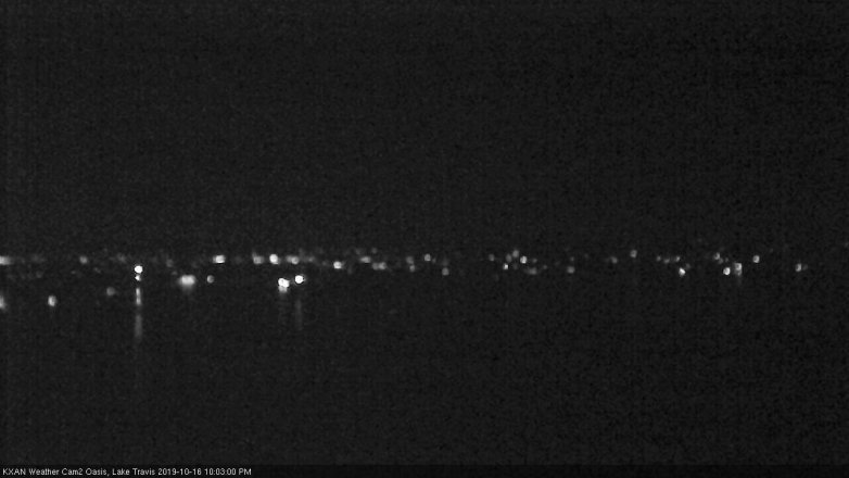 Lake Travis webcam, October 16, 2019 9:05 PM CT