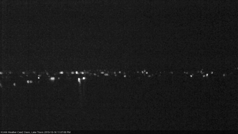 Lake Travis webcam, October 16, 2019 10:10 PM CT