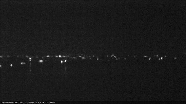 Lake Travis webcam, October 16, 2019 10:35 PM CT