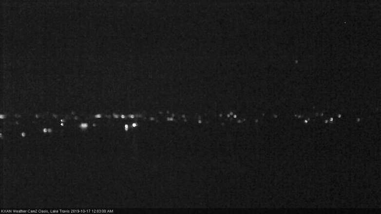 Lake Travis webcam, October 16, 2019 11:05 PM CT