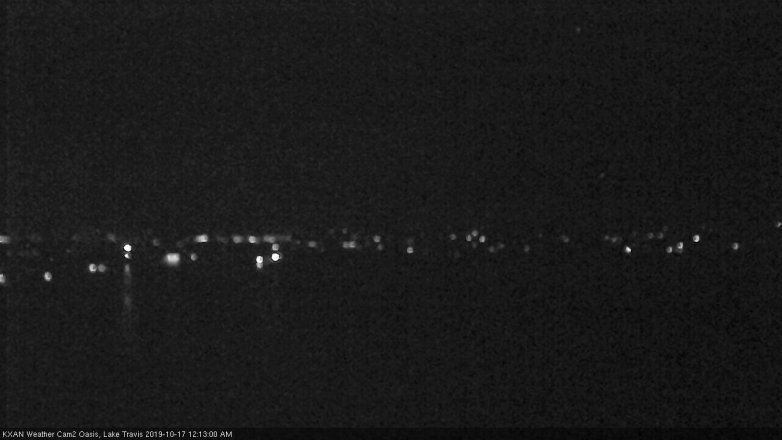 Lake Travis webcam, October 16, 2019 11:15 PM CT