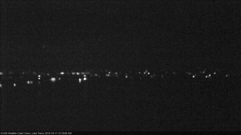 Lake Travis webcam, October 16, 2019 11:20 PM CT