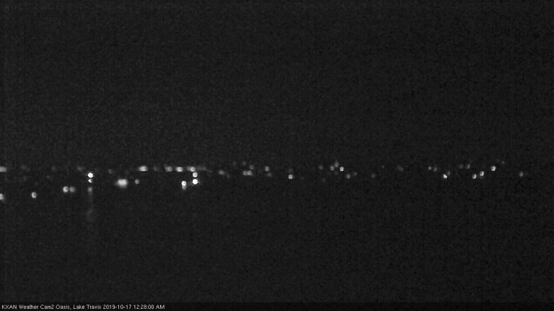 Lake Travis webcam, October 16, 2019 11:30 PM CT