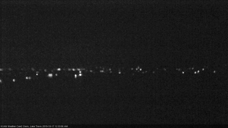 Lake Travis webcam, October 16, 2019 11:35 PM CT