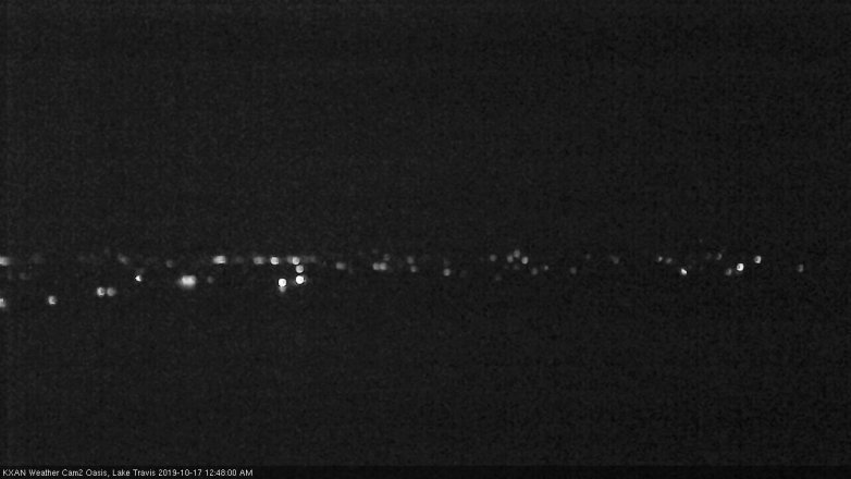 Lake Travis webcam, October 16, 2019 11:50 PM CT