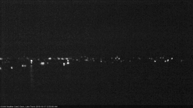 Lake Travis webcam, October 16, 2019 11:55 PM CT