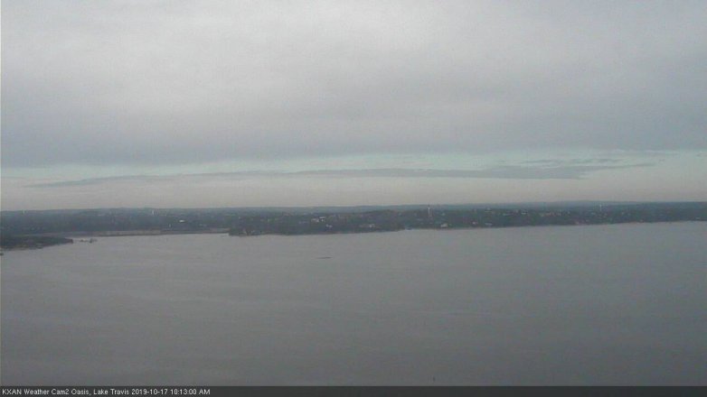 Lake Travis webcam, October 17, 2019 9:15 AM CT