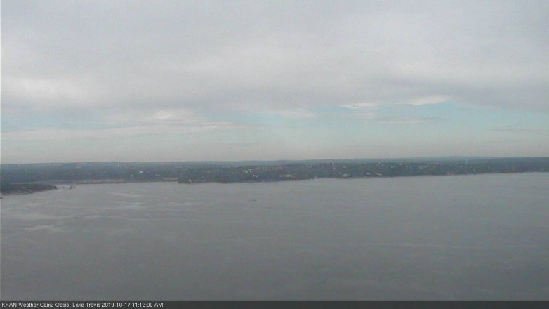 Lake Travis webcam, October 17, 2019 10:15 AM CT