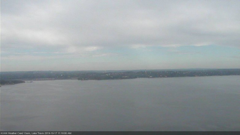 Lake Travis webcam, October 17, 2019 10:20 AM CT