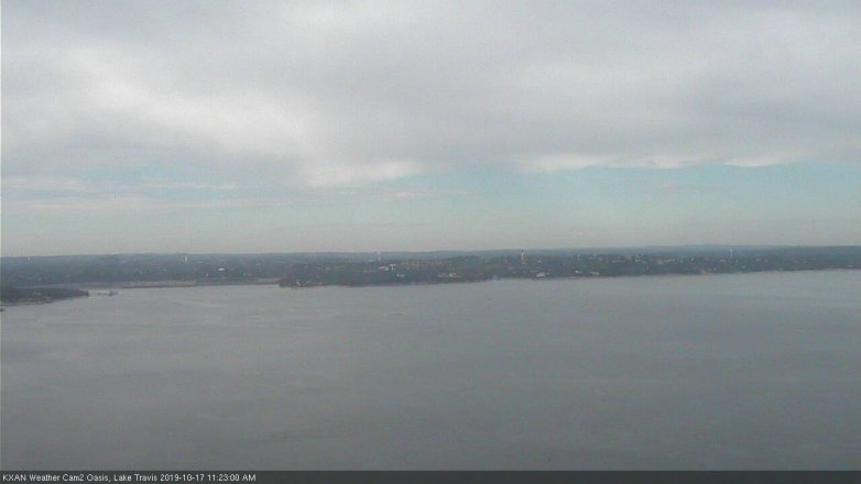 Lake Travis webcam, October 17, 2019 10:25 AM CT