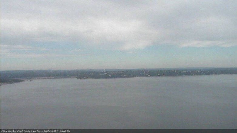 Lake Travis webcam, October 17, 2019 10:35 AM CT