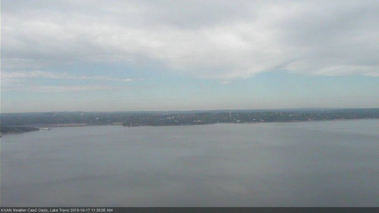 Lake Travis webcam, October 17, 2019 10:40 AM CT