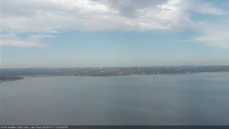 Lake Travis webcam, October 17, 2019 11:05 AM CT