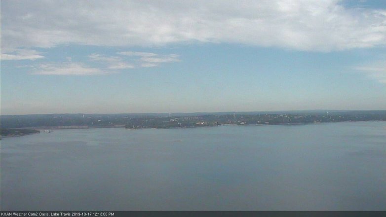 Lake Travis webcam, October 17, 2019 11:15 AM CT