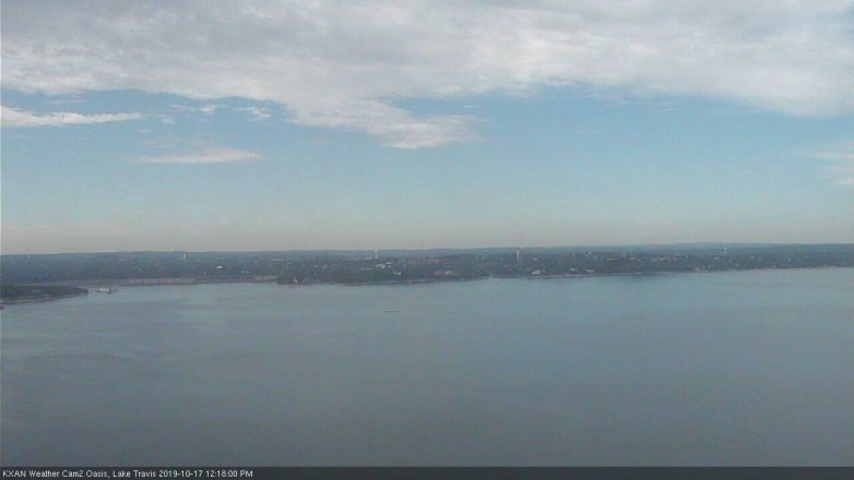 Lake Travis webcam, October 17, 2019 11:20 AM CT