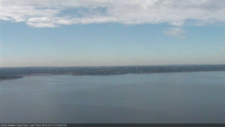Lake Travis webcam, October 17, 2019 11:35 AM CT