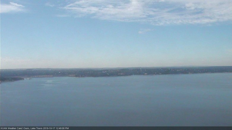 Lake Travis webcam, October 17, 2019 11:50 AM CT