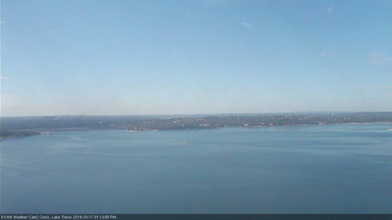 Lake Travis webcam, October 17, 2019 12:15 PM CT