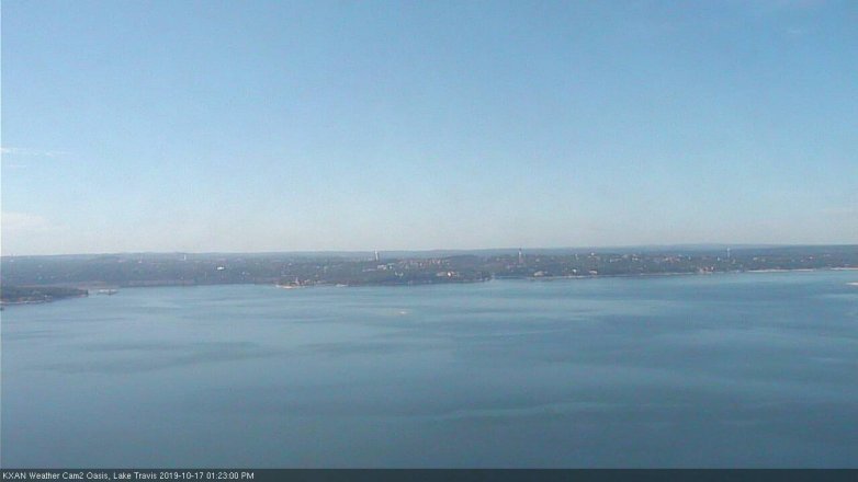 Lake Travis webcam, October 17, 2019 12:25 PM CT